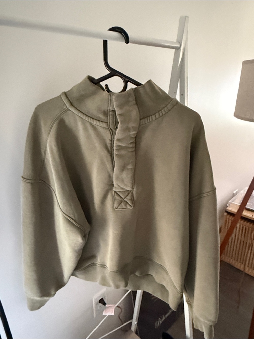 Free People Green Pullover
